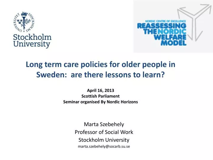 marta szebehely professor of social work stockholm university marta szebehely@socarb su se