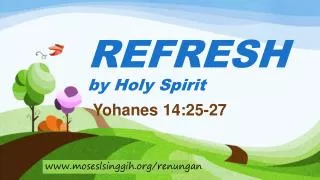 refresh by holy spirit
