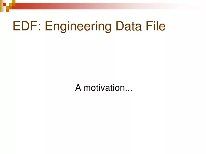 edf engineering data file