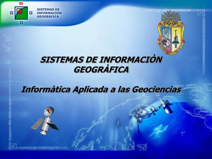 sistemas de informaci n geogr fica inform tica aplicada a las geociencias