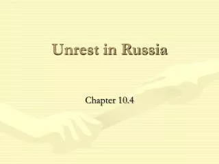 Unrest in Russia