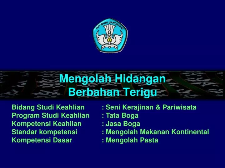 mengolah hidangan berbahan terigu