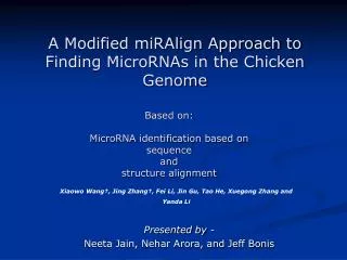 based on microrna identification based on sequence and structure alignment