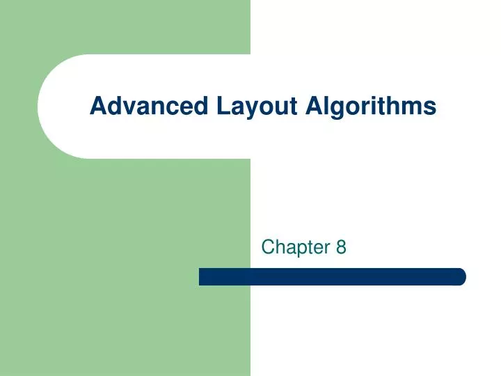 advanced layout algorithms