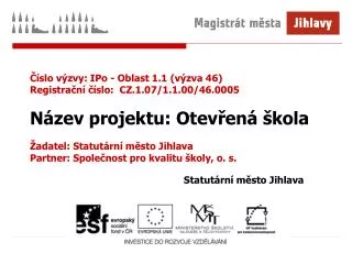 statut rn m sto jihlava
