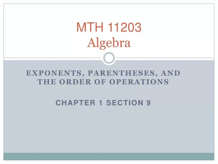 mth 11203 algebra