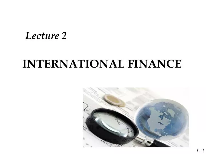 international finance