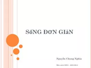 s ng n gi n