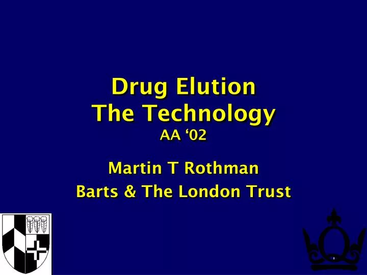 drug elution the technology aa 02