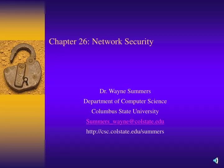 chapter 26 network security