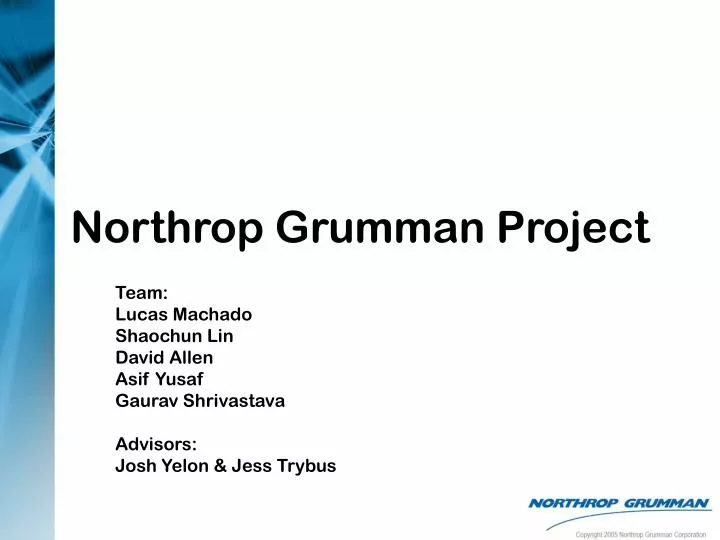 northrop grumman project