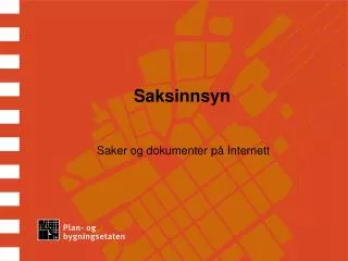 saksinnsyn