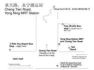 ????????? Cheng Tian Road, Yong Ning MRT Station