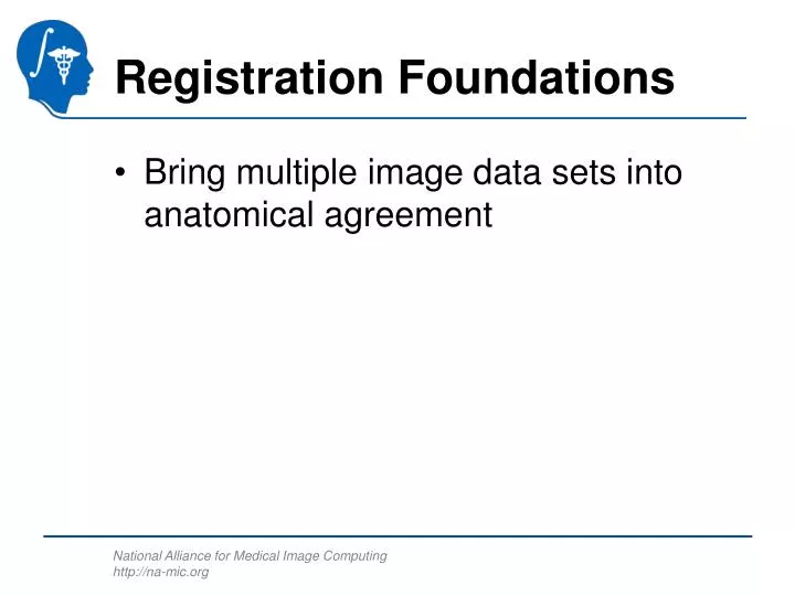 registration foundations