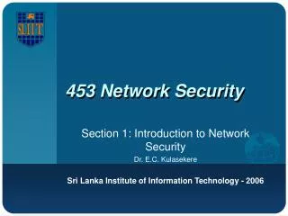 453 Network Security