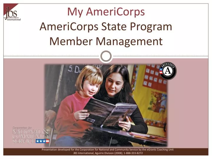 my americorps americorps state program member management