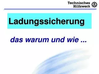 ladungssicherung