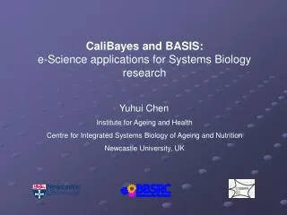 CaliBayes and BASIS: e-Science applications for Systems Biology research