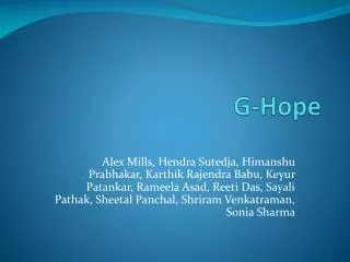 G-Hope