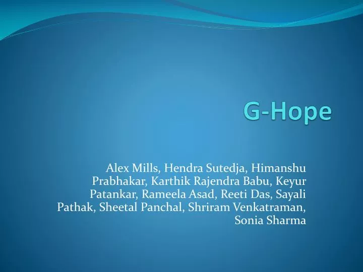g hope