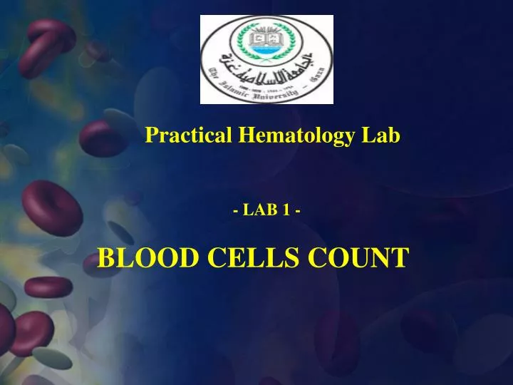 blood cells count