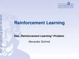 reinforcement learning