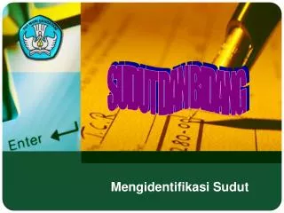 mengidentifikasi sudut