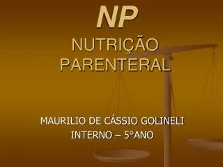 np nutri o parenteral