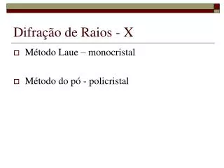 difra o de raios x