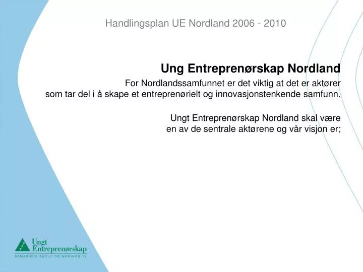 handlingsplan ue nordland 2006 2010