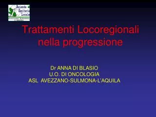 trattamenti locoregionali nella progressione
