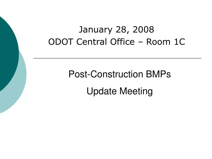 january 28 2008 odot central office room 1c