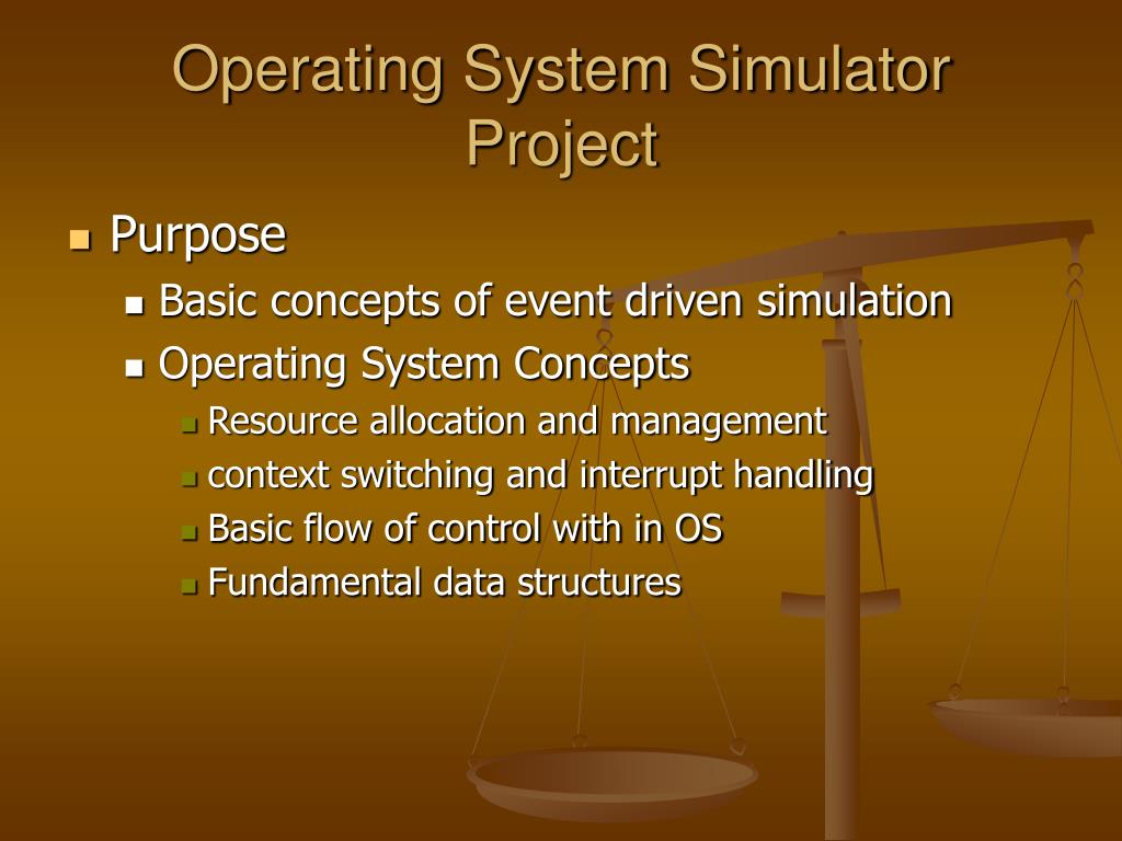 Operating System Simulator Project - slide 1
