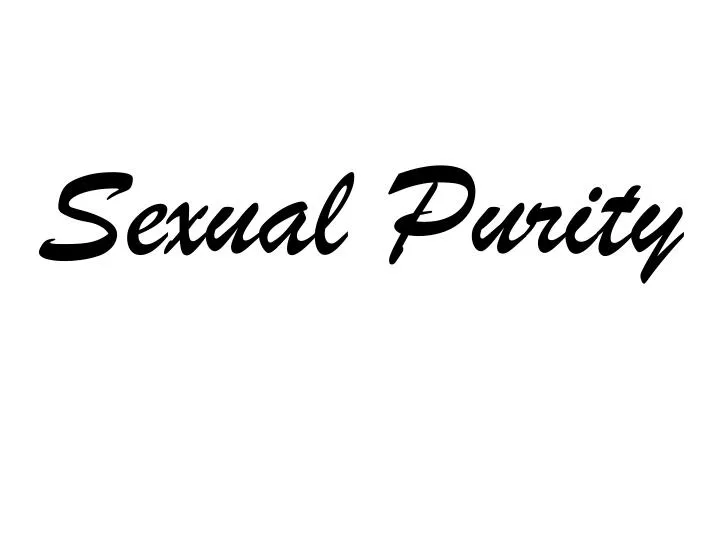 sexual purity