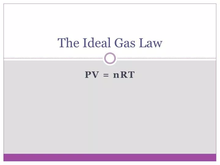 PPT - Ideal Gas Law PowerPoint Presentation, free download - ID