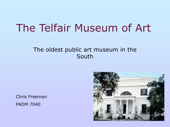 the telfair museum of art