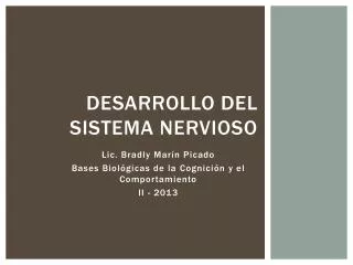 desarrollo del sistema nervioso