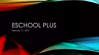 Eschool plus