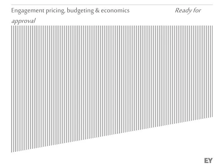 engagement pricing budgeting economics ready for approval