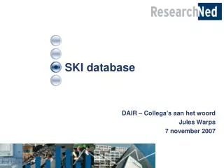ski database