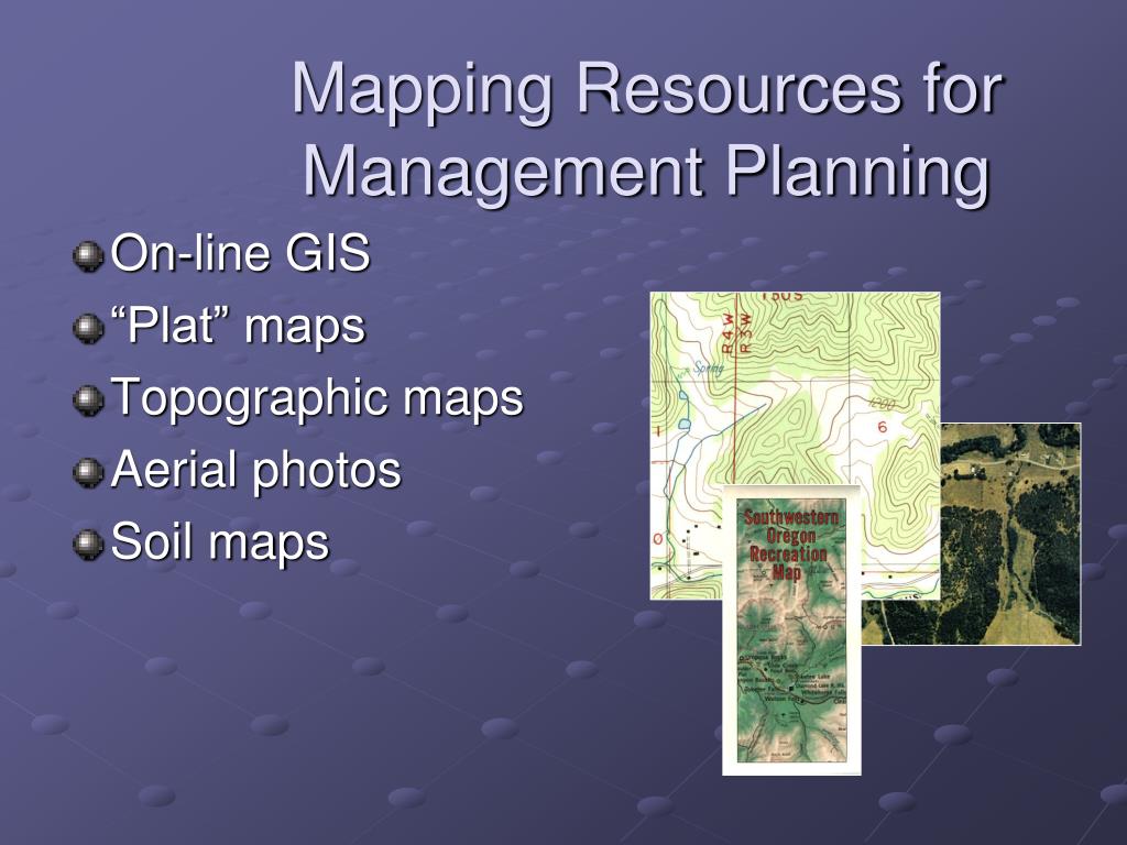 PPT - Mapping Resources for Management Planning PowerPoint Presentation ...