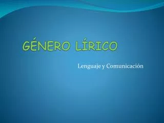 g nero l rico