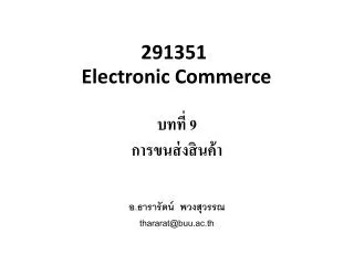 291351 electronic commerce
