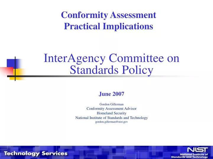 conformity assessment practical implications