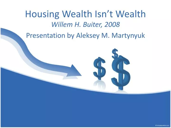 housing wealth isn t wealth