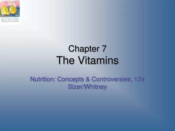 chapter 7 the vitamins