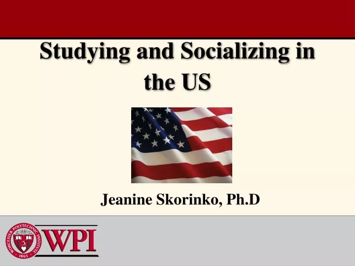 studying and socializing in the us