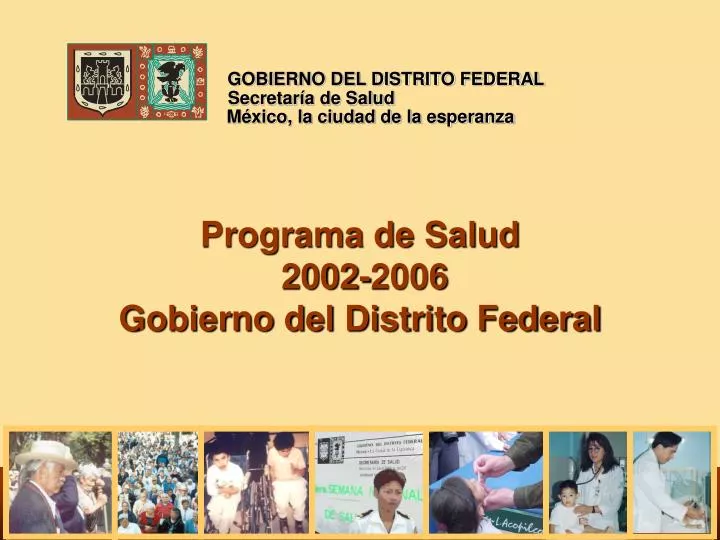 programa de salud 2002 2006 gobierno del distrito federal