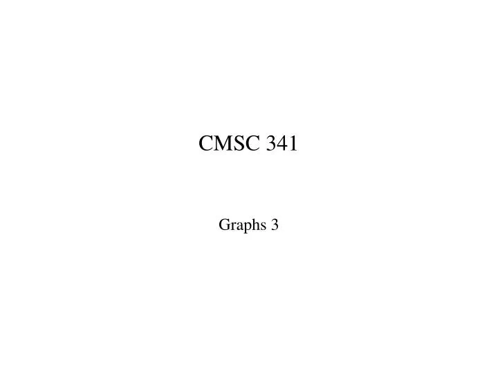 cmsc 341