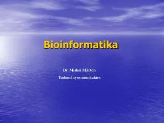 bioinformatika